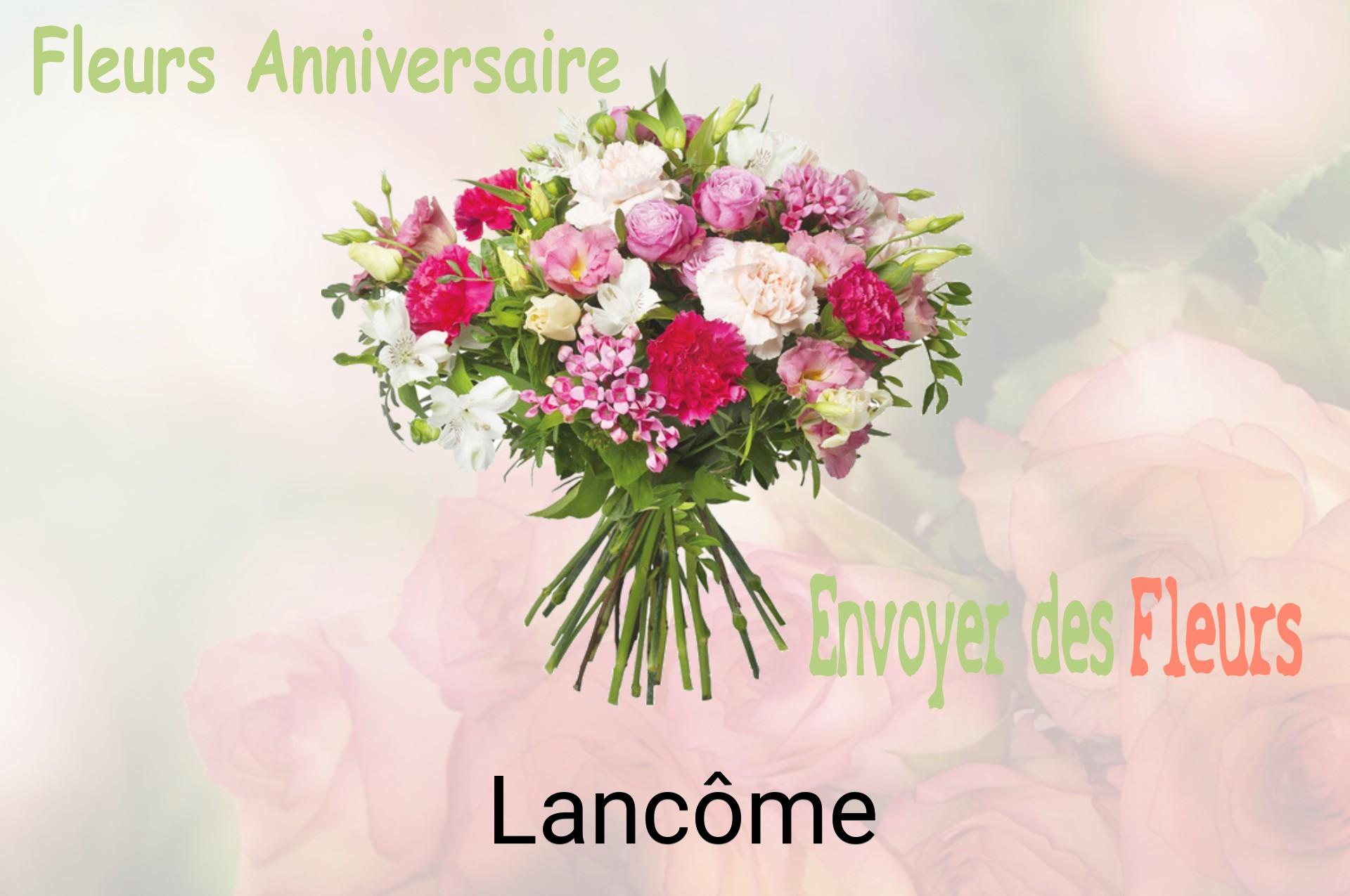 Bouquet de fleurs d’anniversaire livré à Lancôme